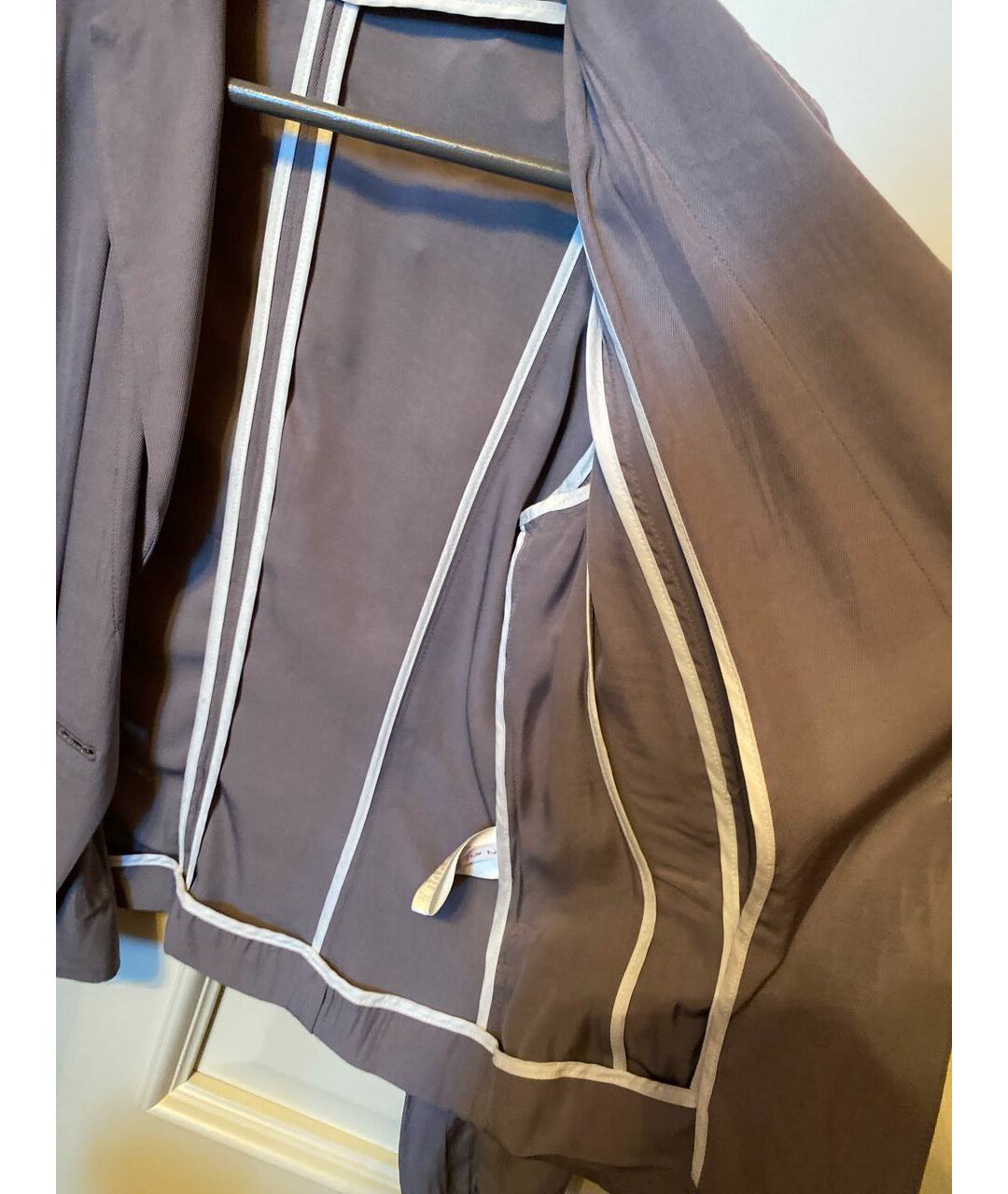 DOROTHEE SCHUMACHER Серый вискозный жакет/пиджак, фото 6