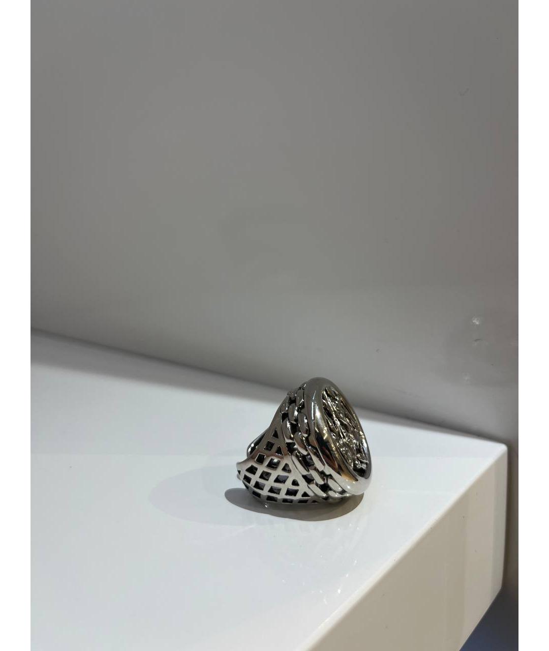 ROBERTO CAVALLI Серебряное металлическое кольцо, фото 3