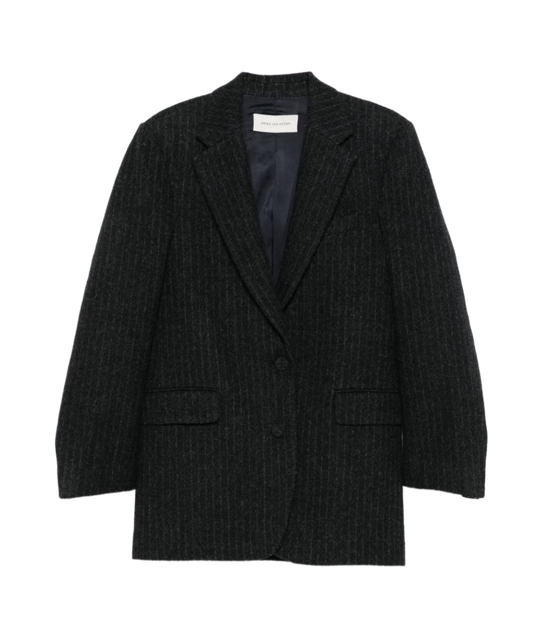 DRIES VAN NOTEN Синий шерстяной жилет, фото 1