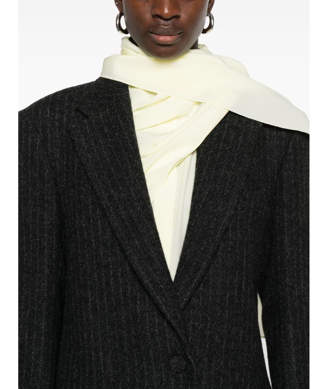 DRIES VAN NOTEN Синий шерстяной жилет, фото 2