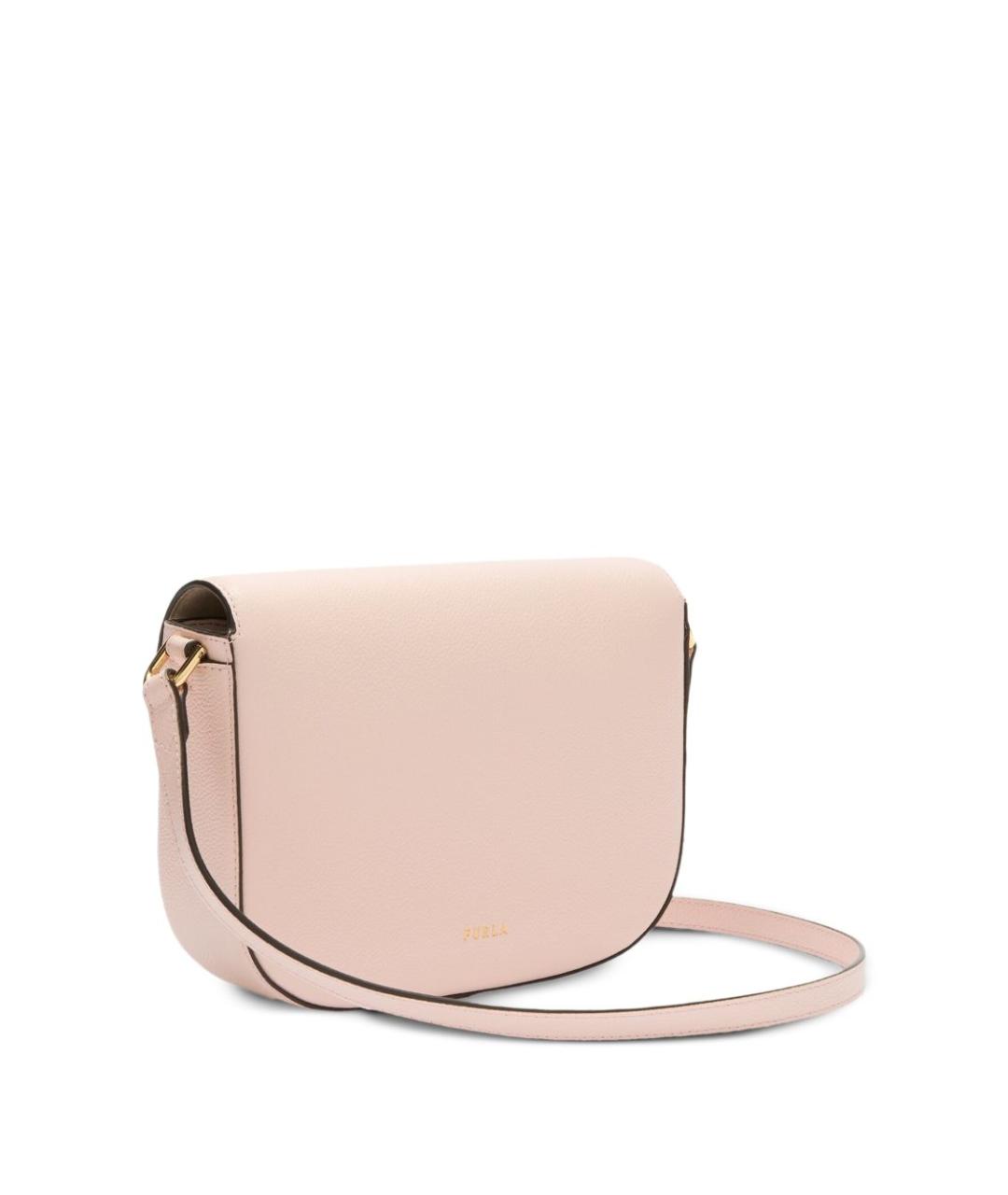 FURLA Розовая кожаная сумка через плечо, фото 2