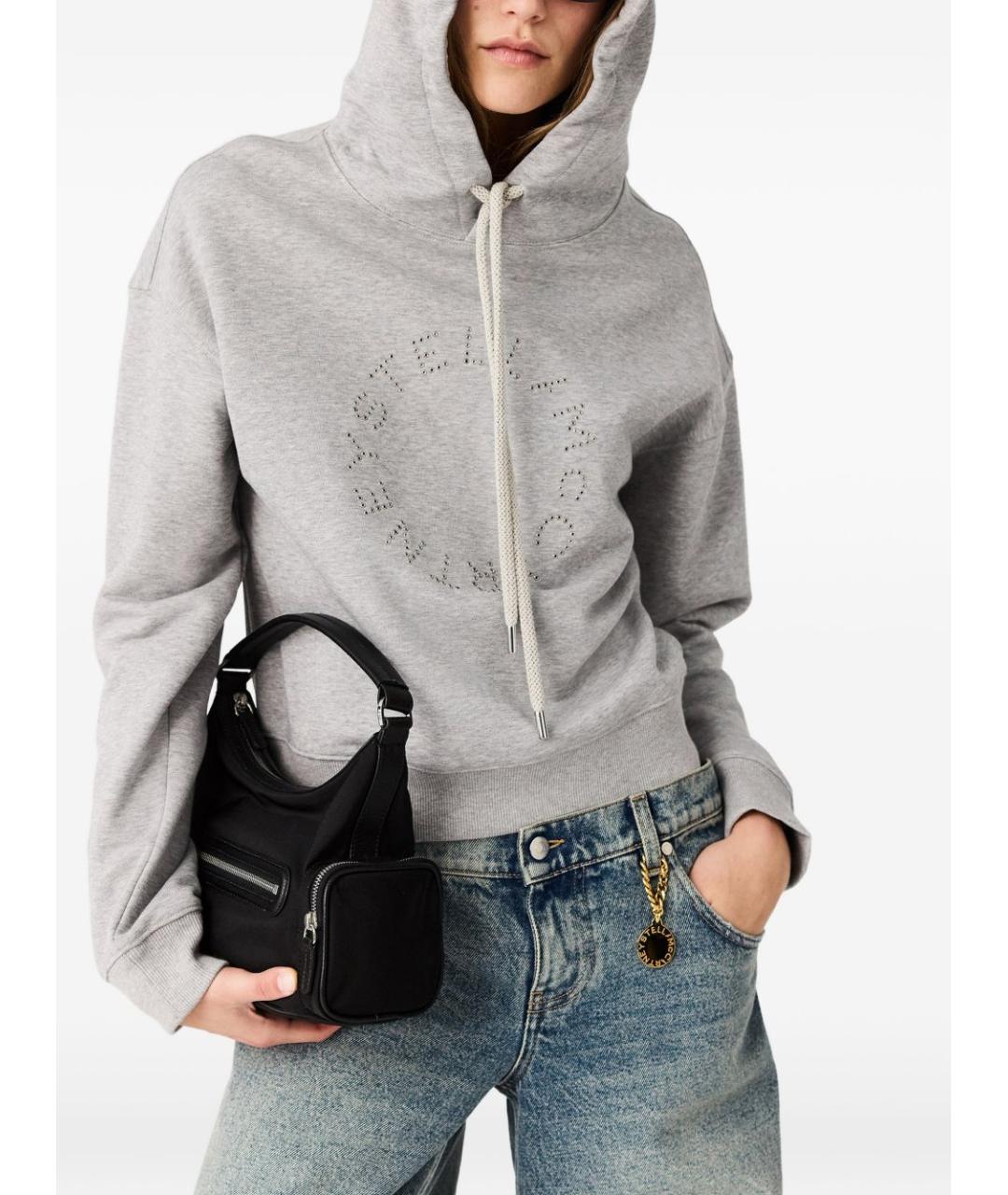 STELLA MCCARTNEY Черная синтетическая сумка через плечо, фото 2