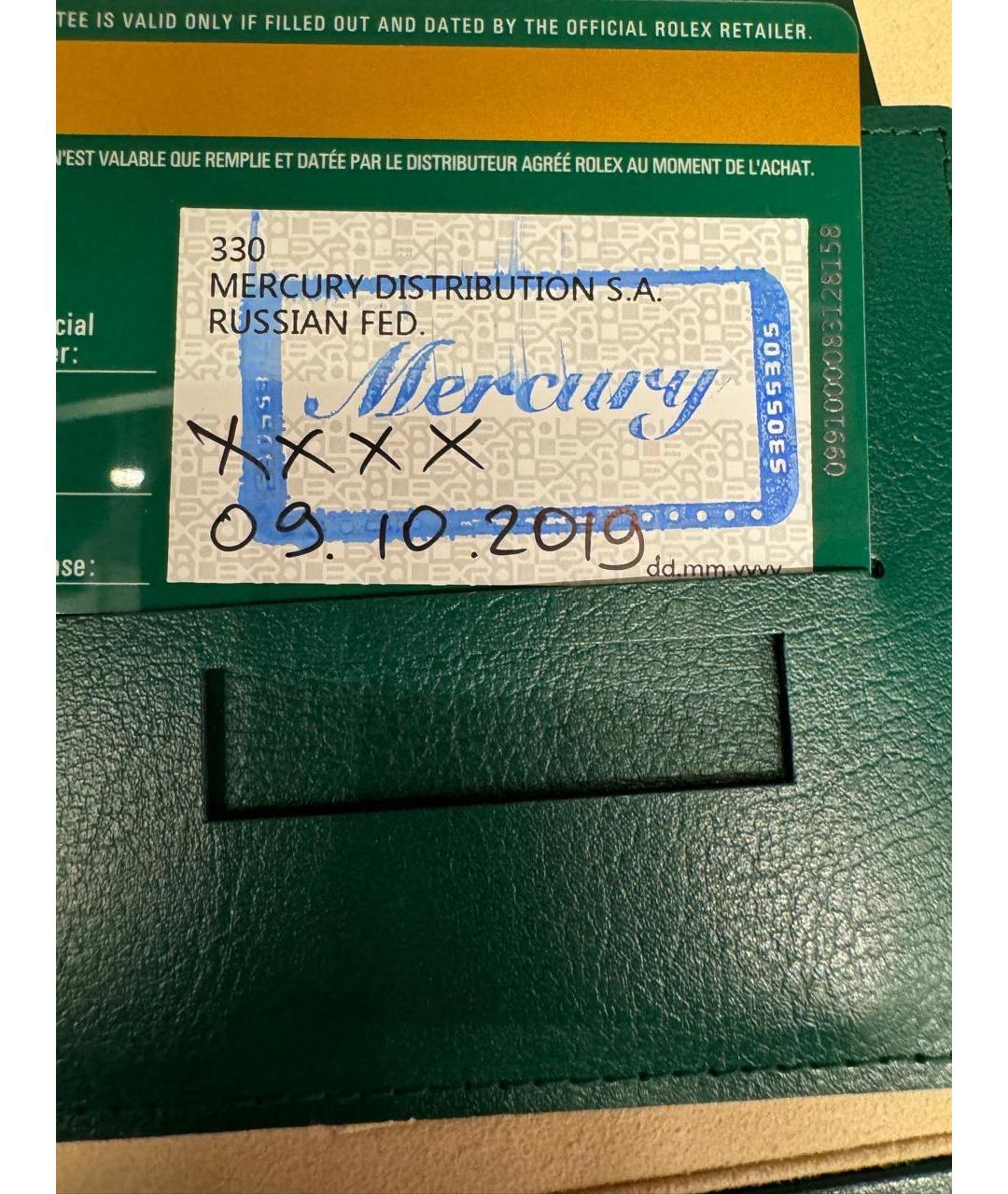 ROLEX Черные стальные часы, фото 5