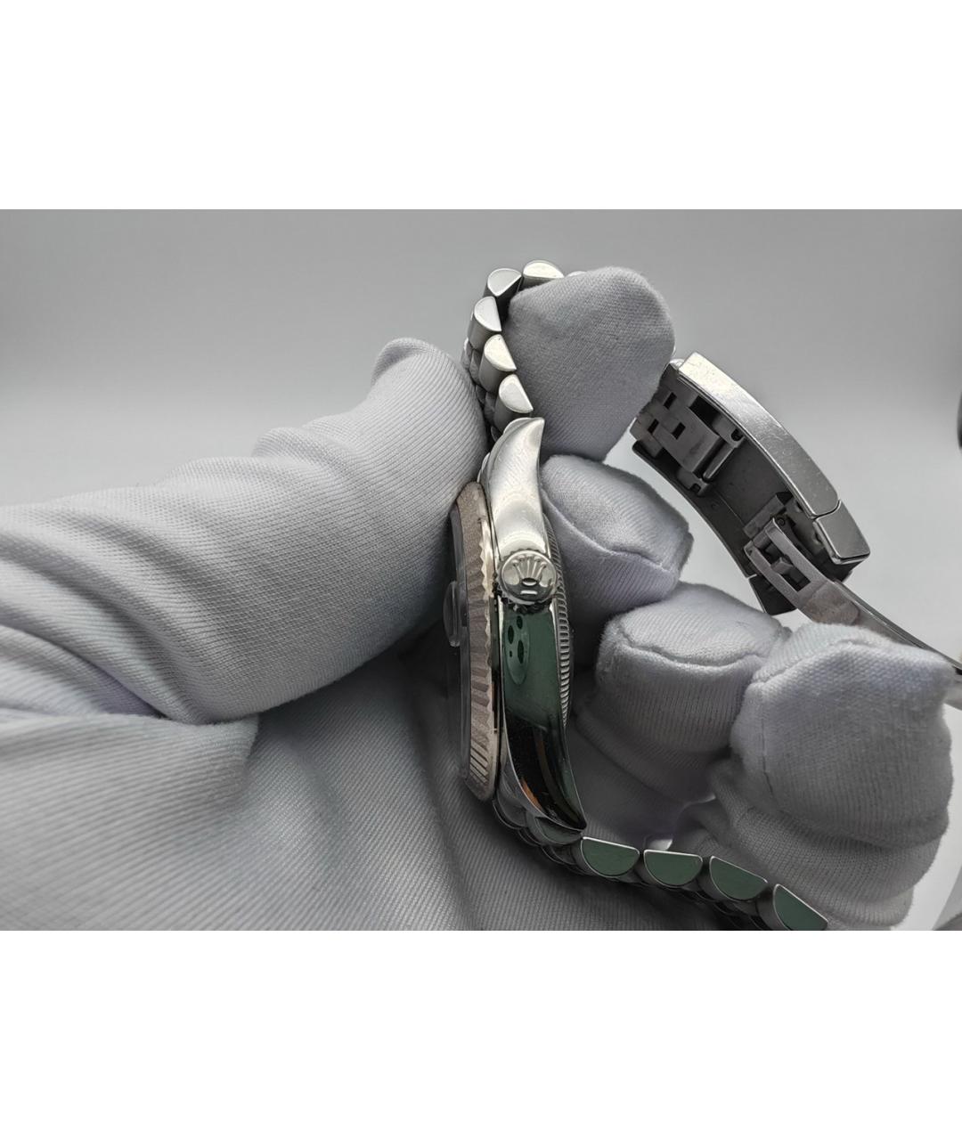 ROLEX Черные стальные часы, фото 2