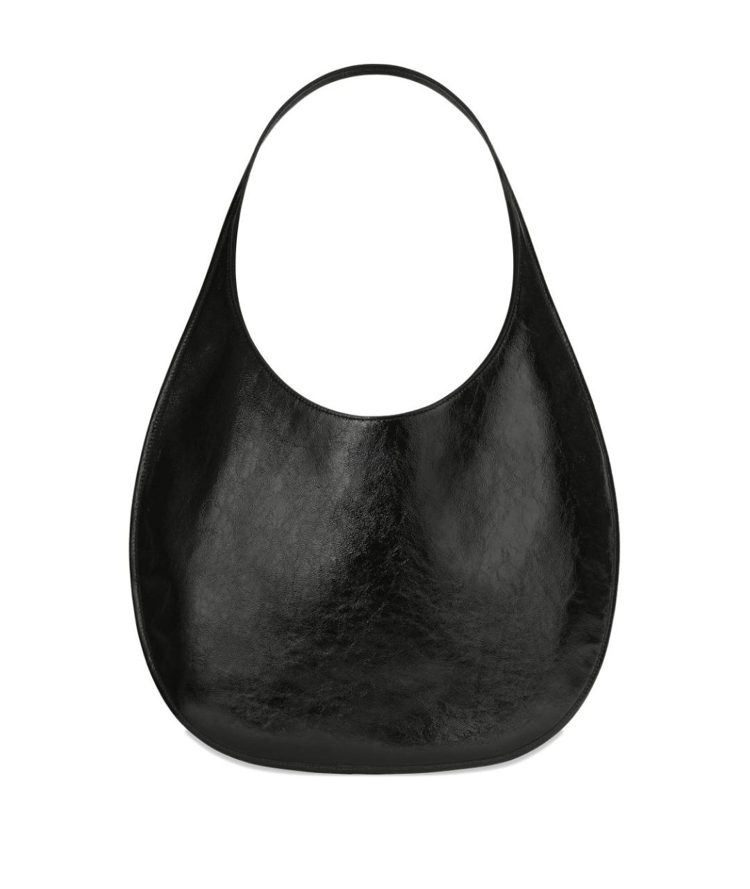 COURREGES Черная кожаная сумка через плечо, фото 3