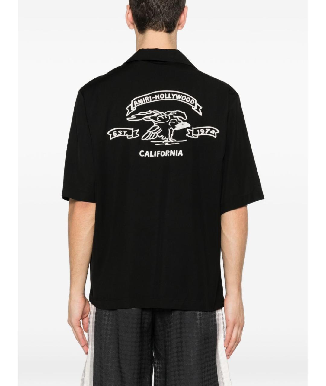 AMIRI Черная хлопковая кэжуал рубашка, фото 3