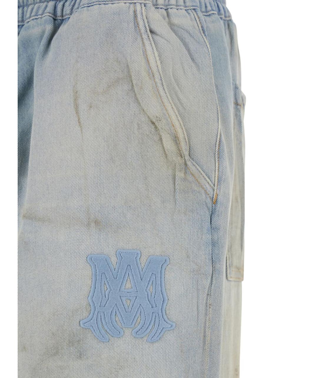 AMIRI Хлопковые прямые джинсы, фото 3