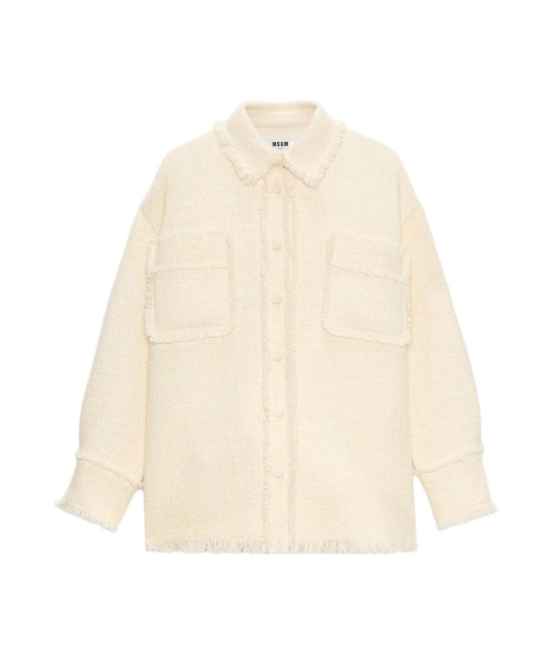 MSGM Шерстяная рубашка, фото 1