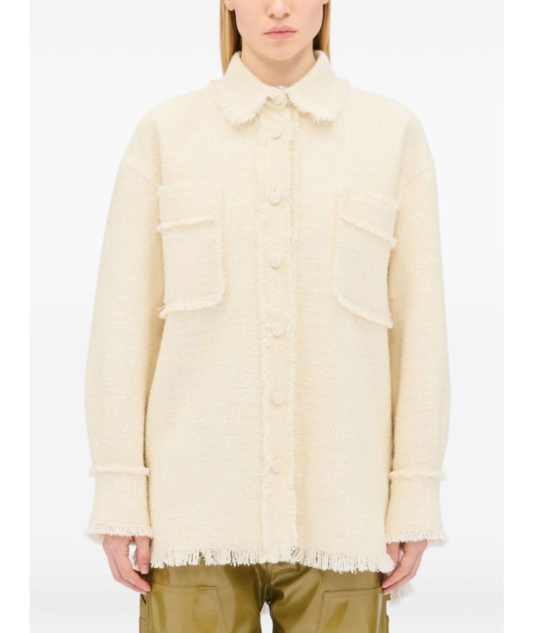 MSGM Шерстяная рубашка, фото 4