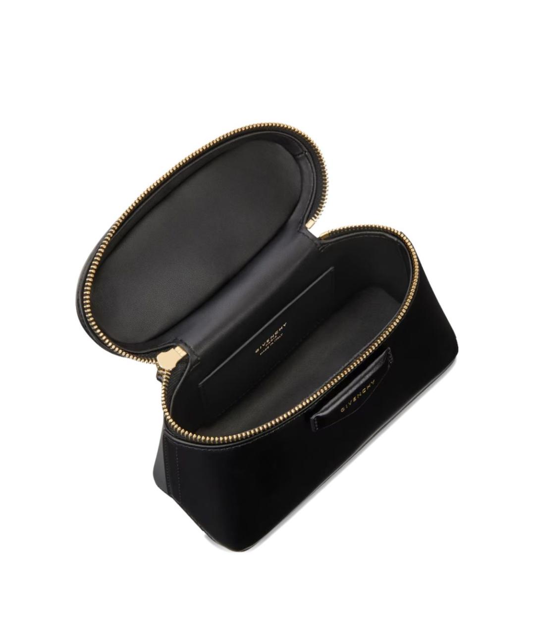 GIVENCHY Черная кожаная сумка с короткими ручками, фото 2