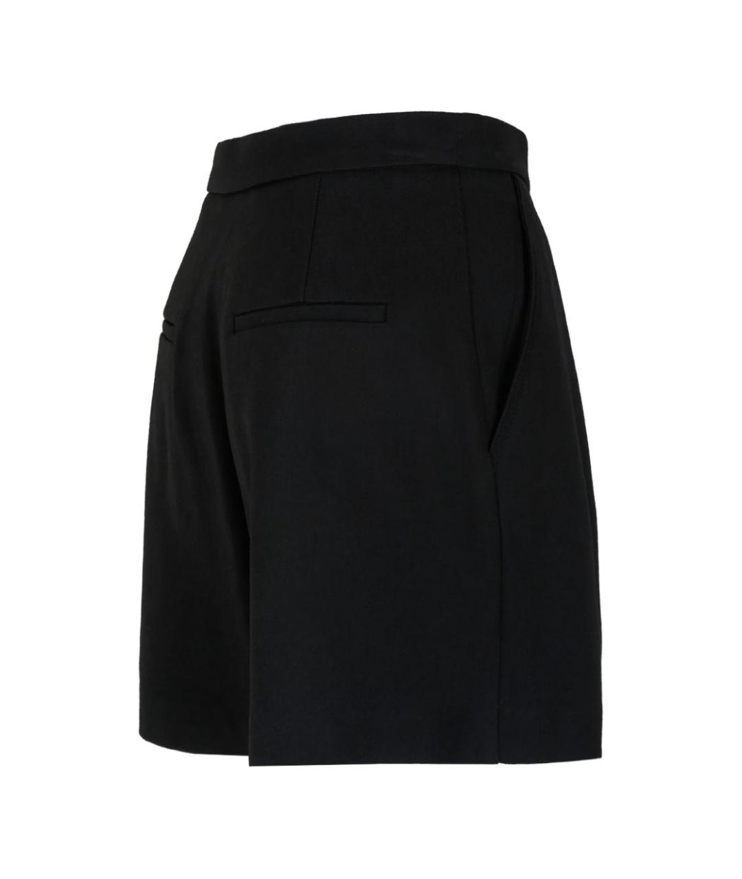 ELISABETTA FRANCHI Черные вискозные шорты, фото 3