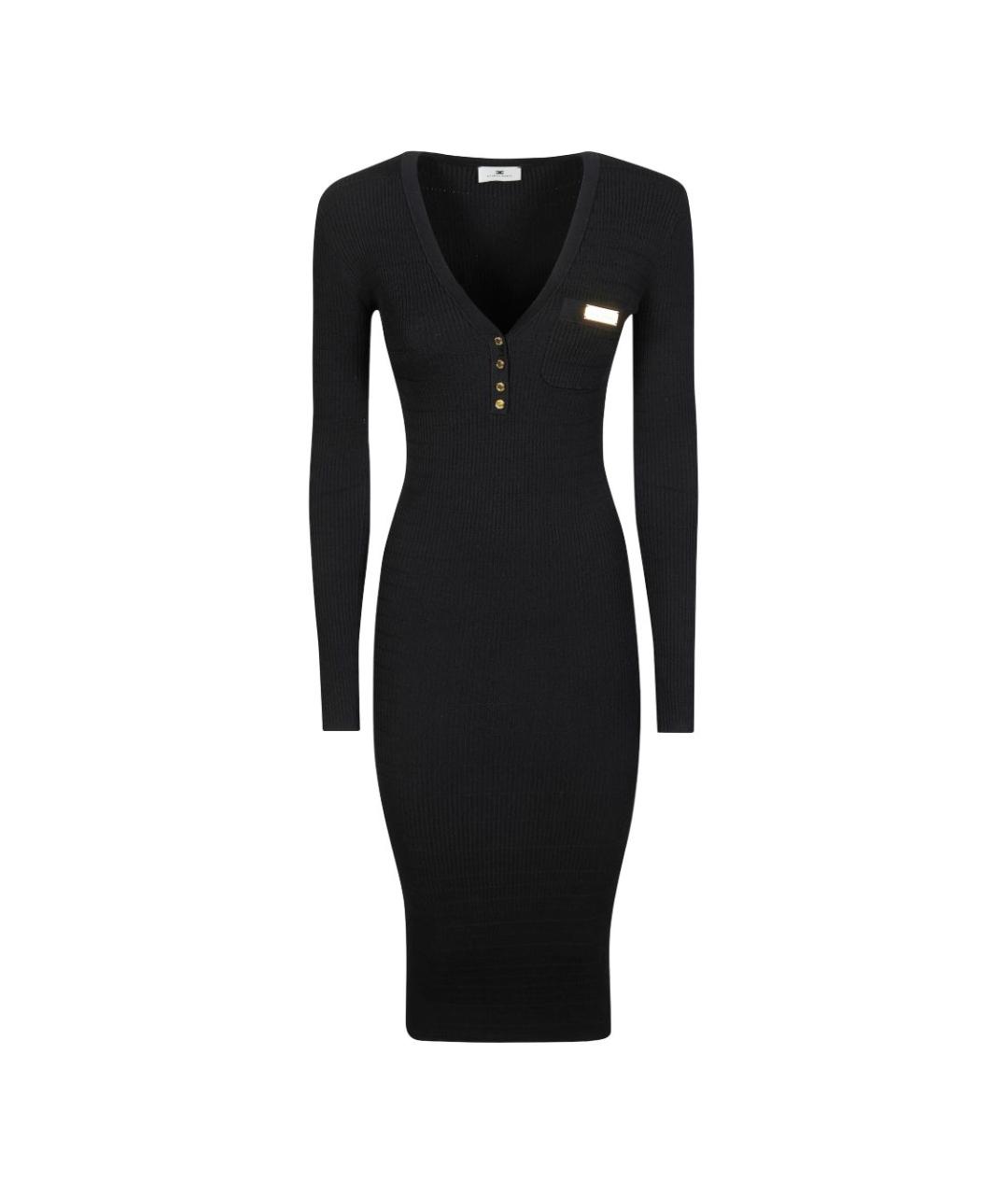 ELISABETTA FRANCHI Черное платье, фото 1