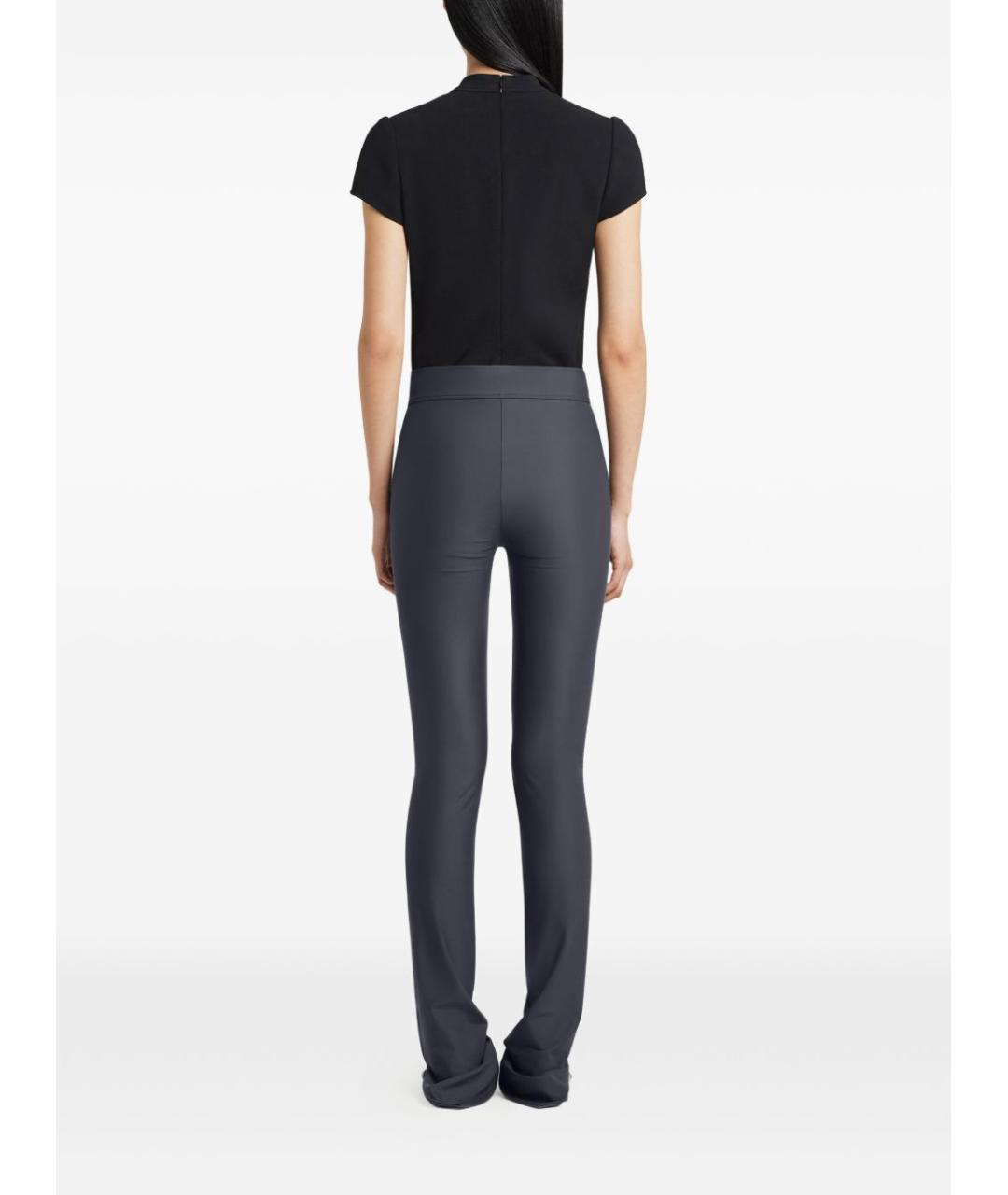 COURREGES Черная полиэстеровая футболка, фото 3