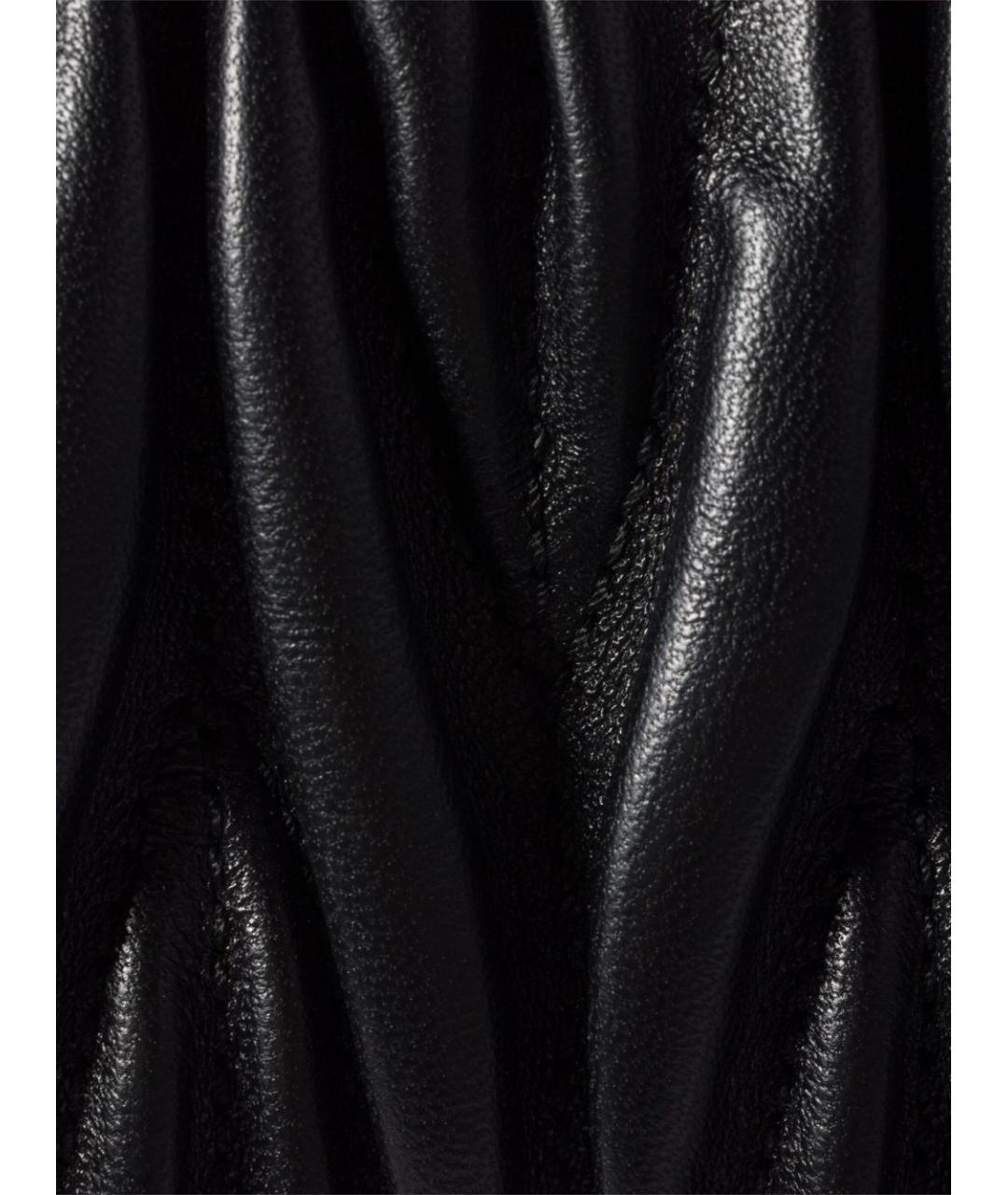 MIU MIU Черная кожаная сумка через плечо, фото 3