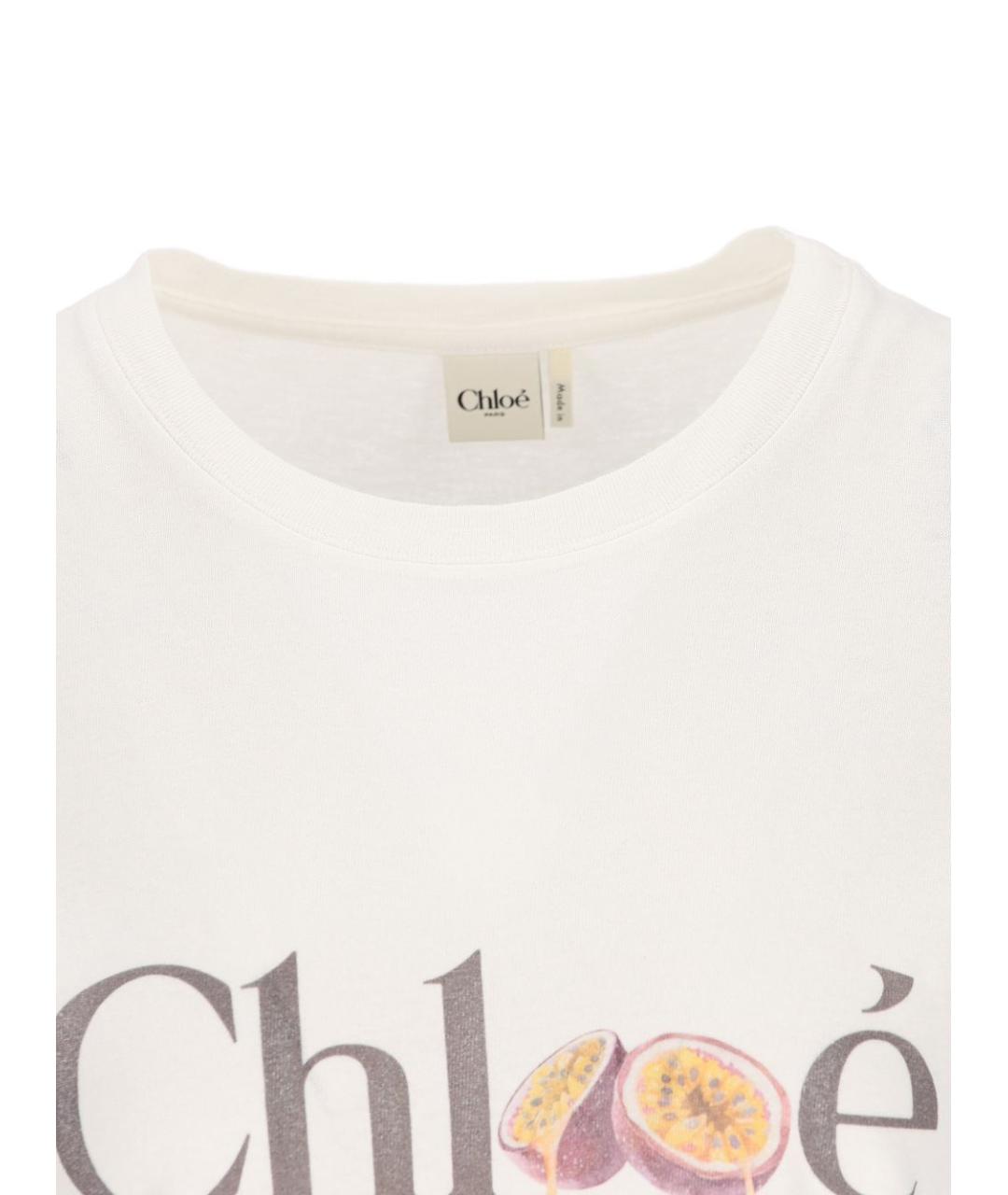 CHLOE Хлопковая футболка, фото 4