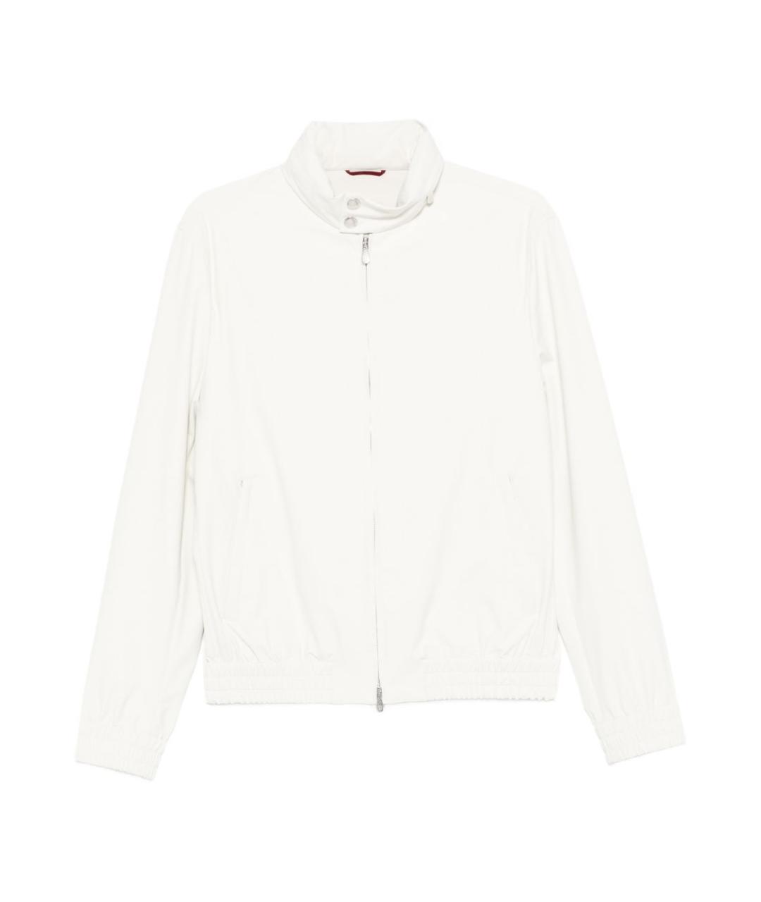 BRUNELLO CUCINELLI Белая атласная куртка, фото 1