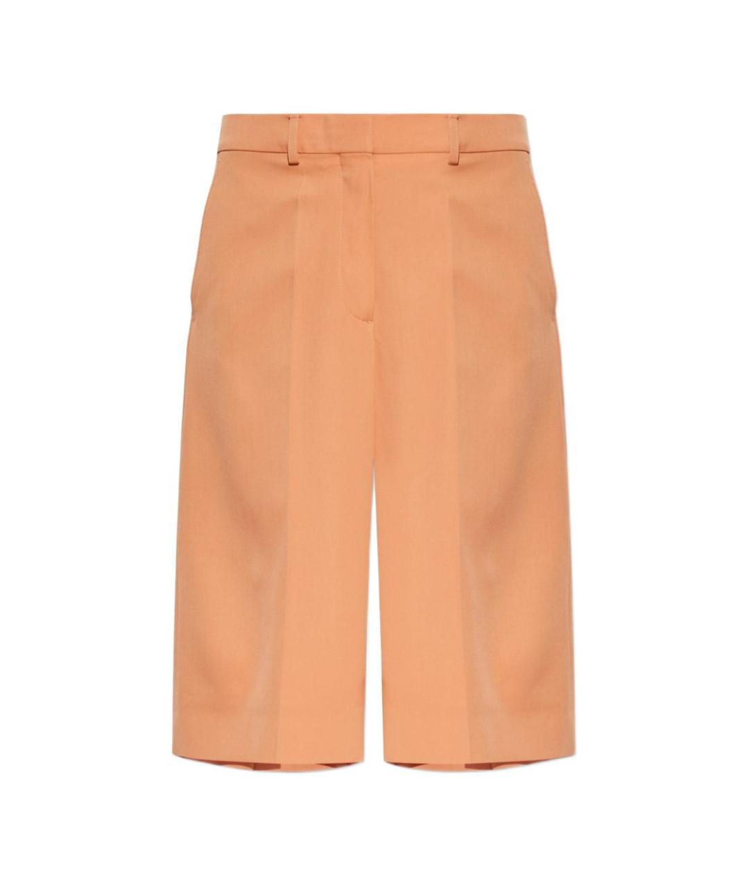 STELLA MCCARTNEY Оранжевое шерстяные шорты, фото 1