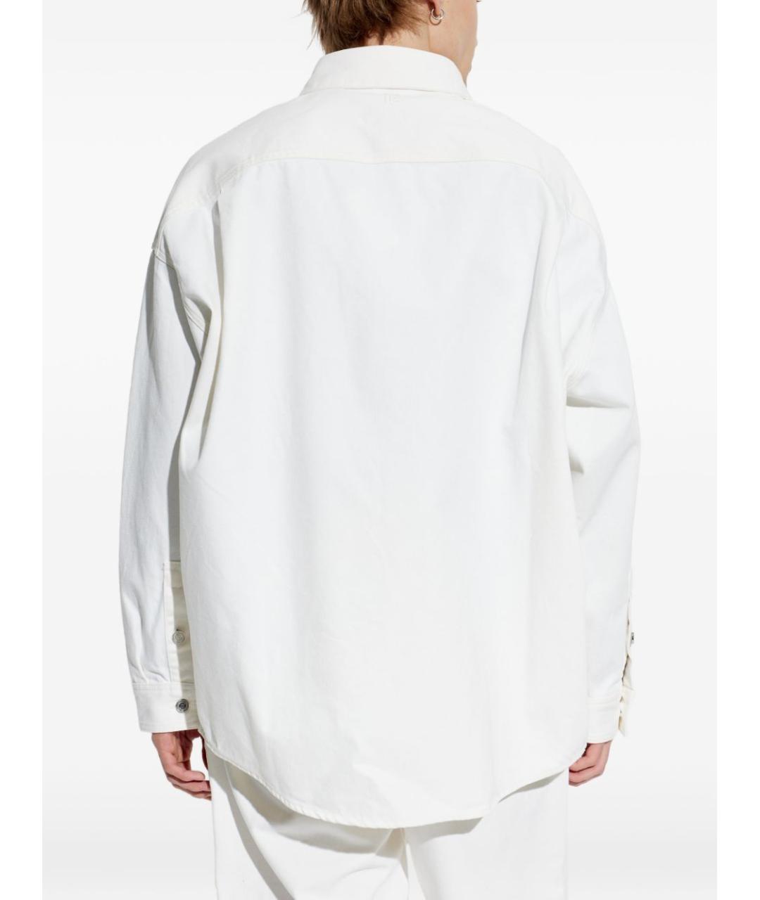 BALMAIN Белая хлопковая кэжуал рубашка, фото 2