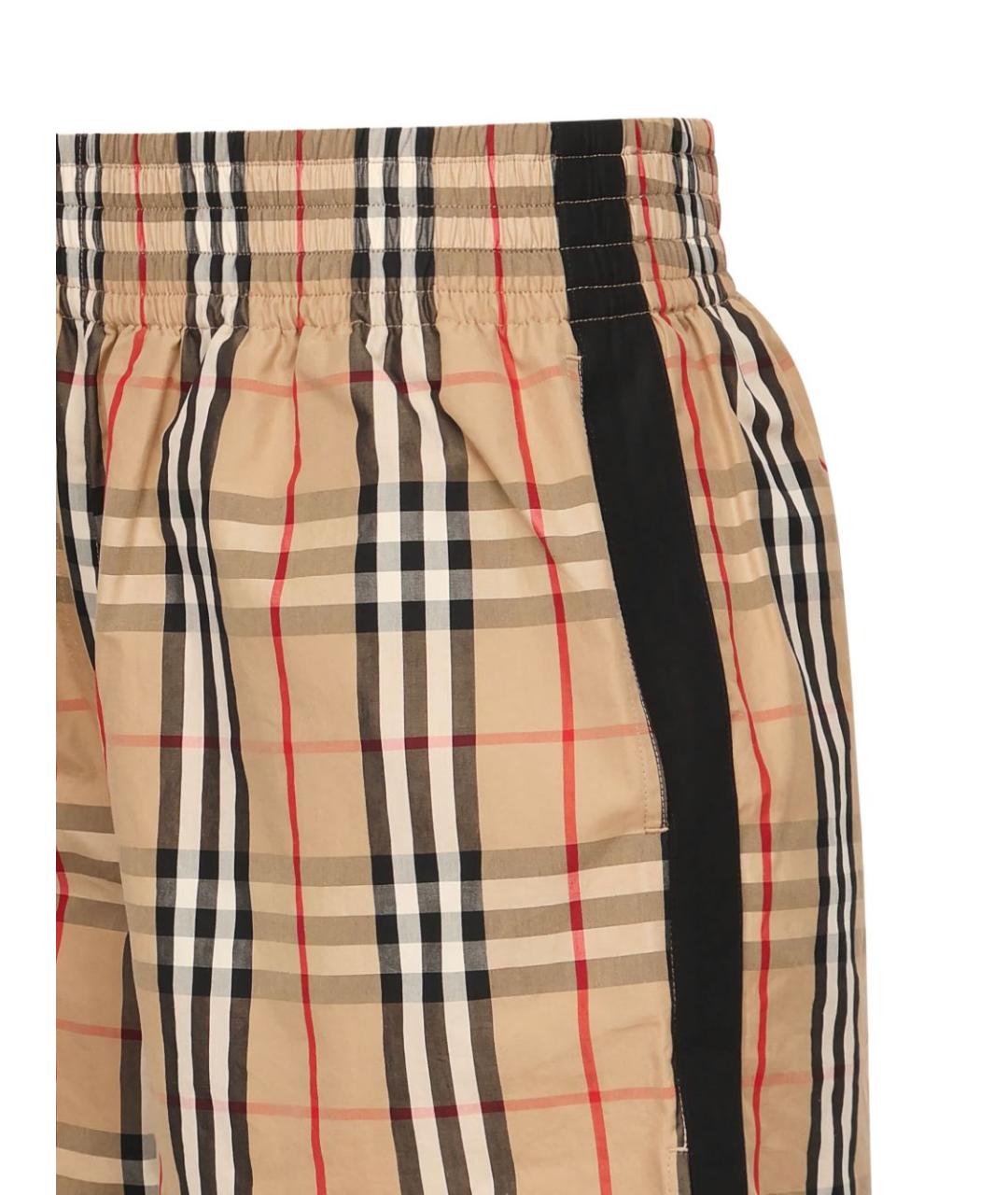 BURBERRY Бежевые хлопковые шорты, фото 2