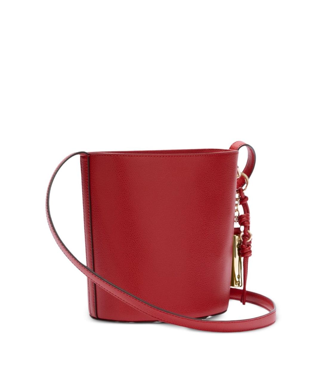 FURLA Красная кожаная сумка через плечо, фото 4