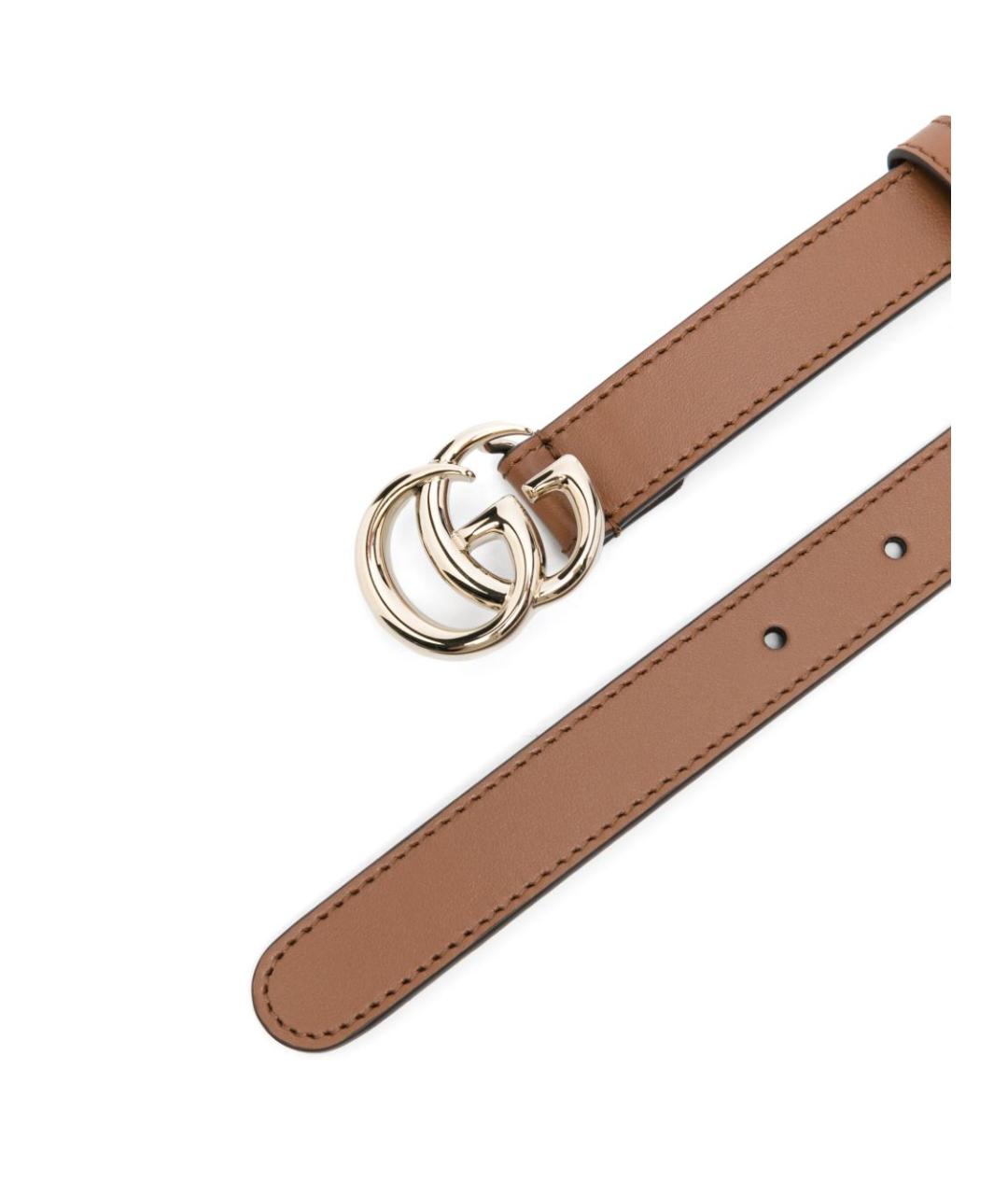 GUCCI Коричневый кожаный ремень, фото 2