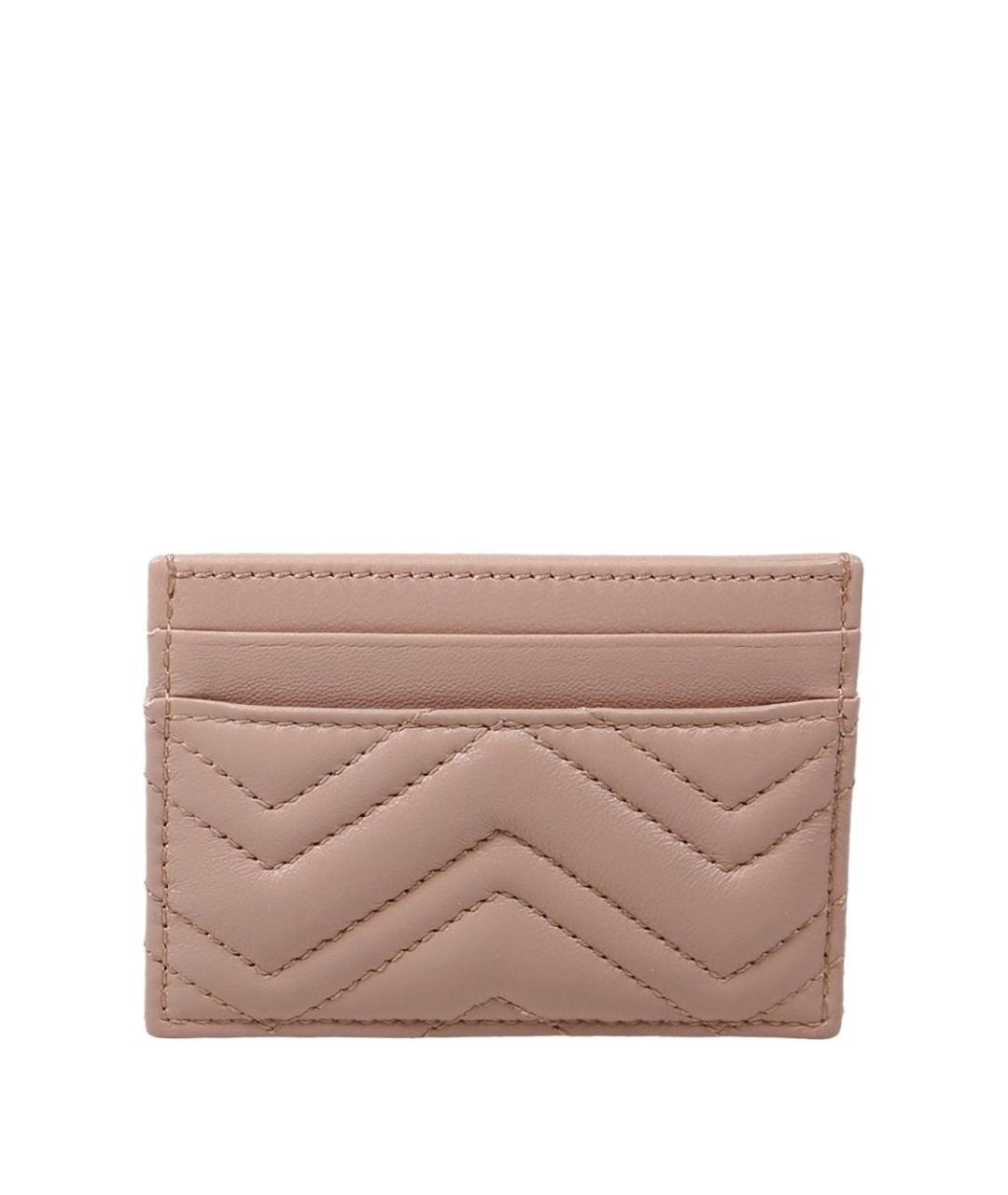 GUCCI Розовый кожаный кардхолдер, фото 4