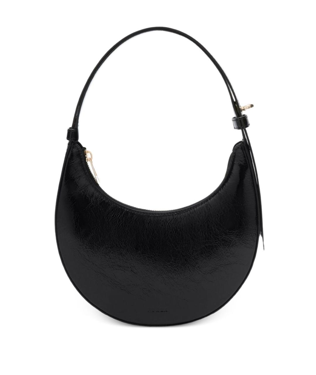 FURLA Черная кожаная сумка с короткими ручками, фото 3