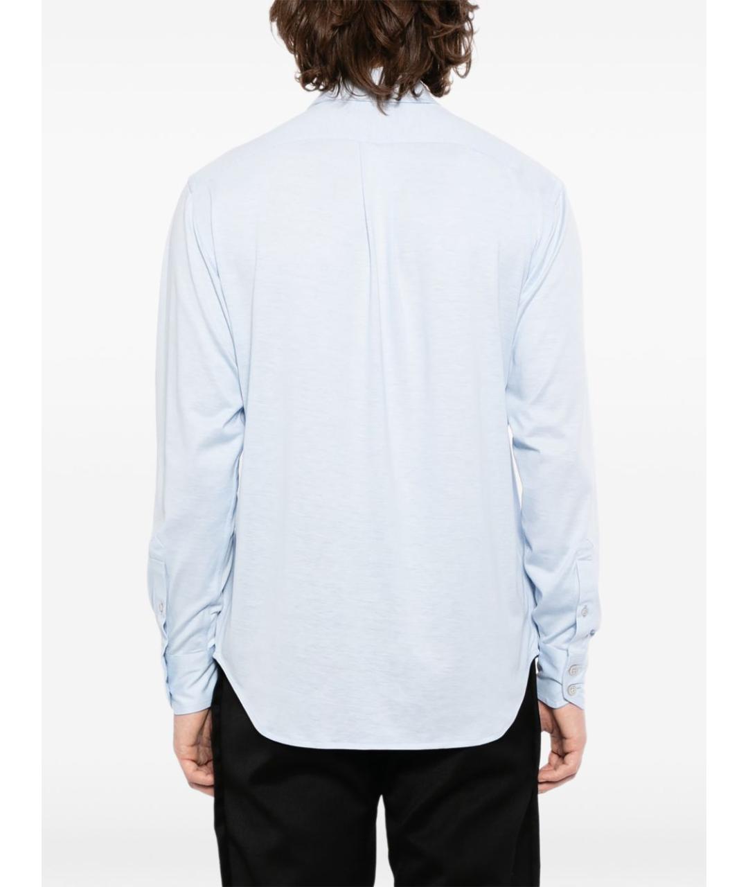 TOM FORD Голубая шелковая кэжуал рубашка, фото 5