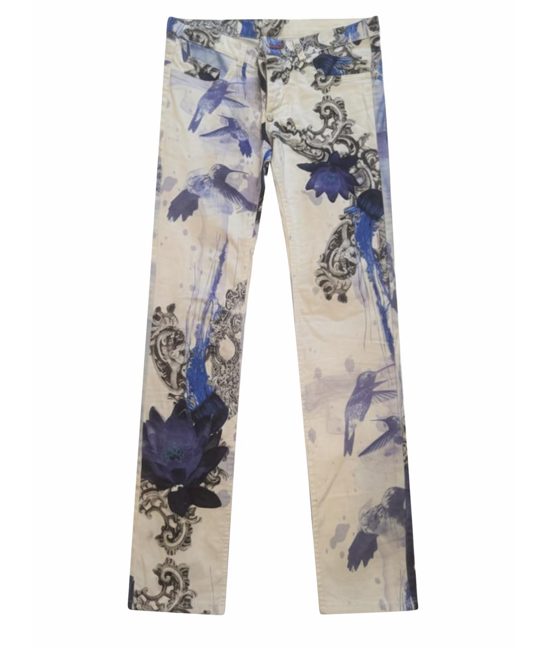 PHILIPP PLEIN Белые хлопковые детские джинсы, фото 1