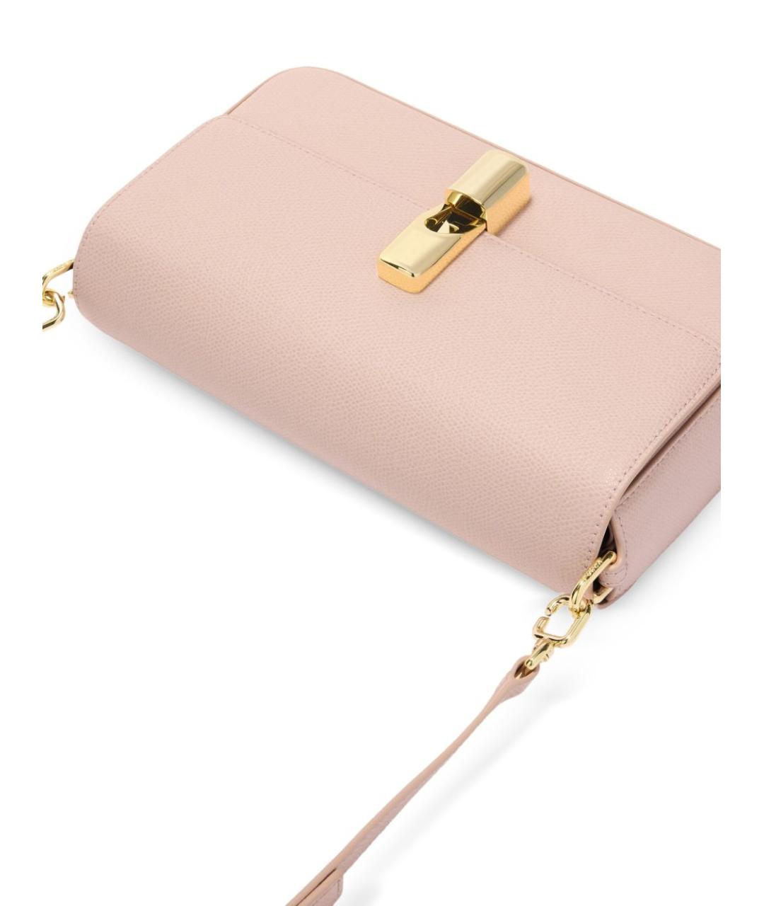 FURLA Розовая кожаная сумка через плечо, фото 5