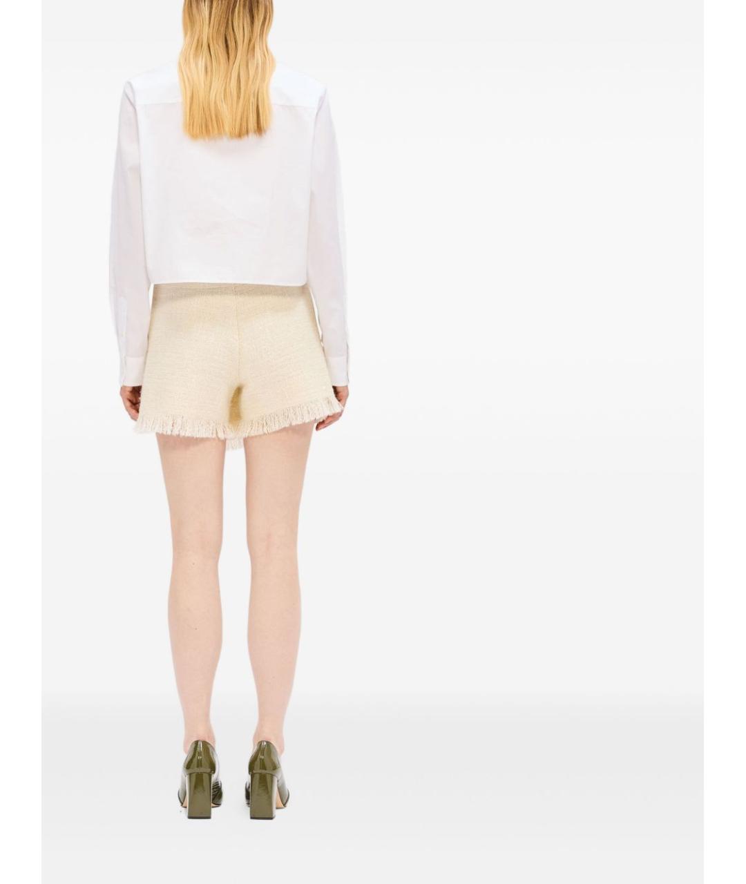 MSGM Белые вискозные шорты, фото 4