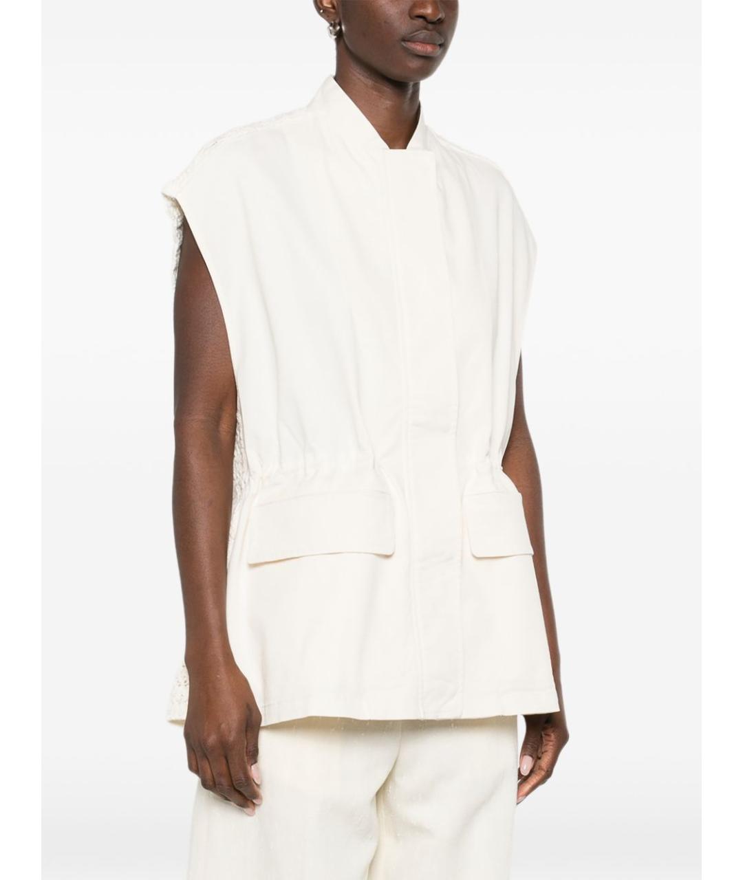 FABIANA FILIPPI Бежевый жилет, фото 4