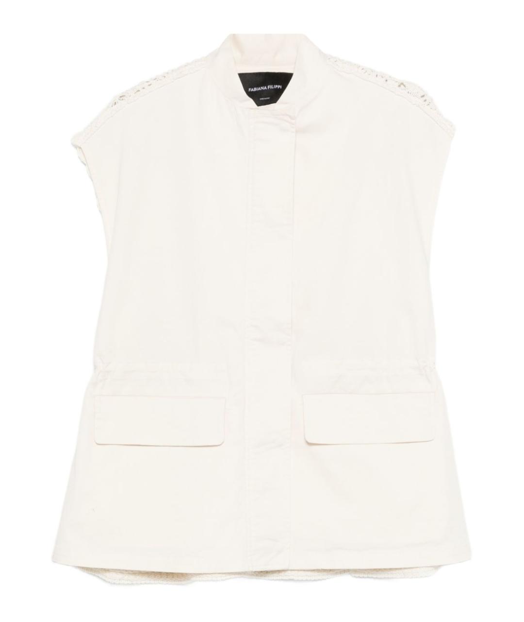 FABIANA FILIPPI Бежевый жилет, фото 1