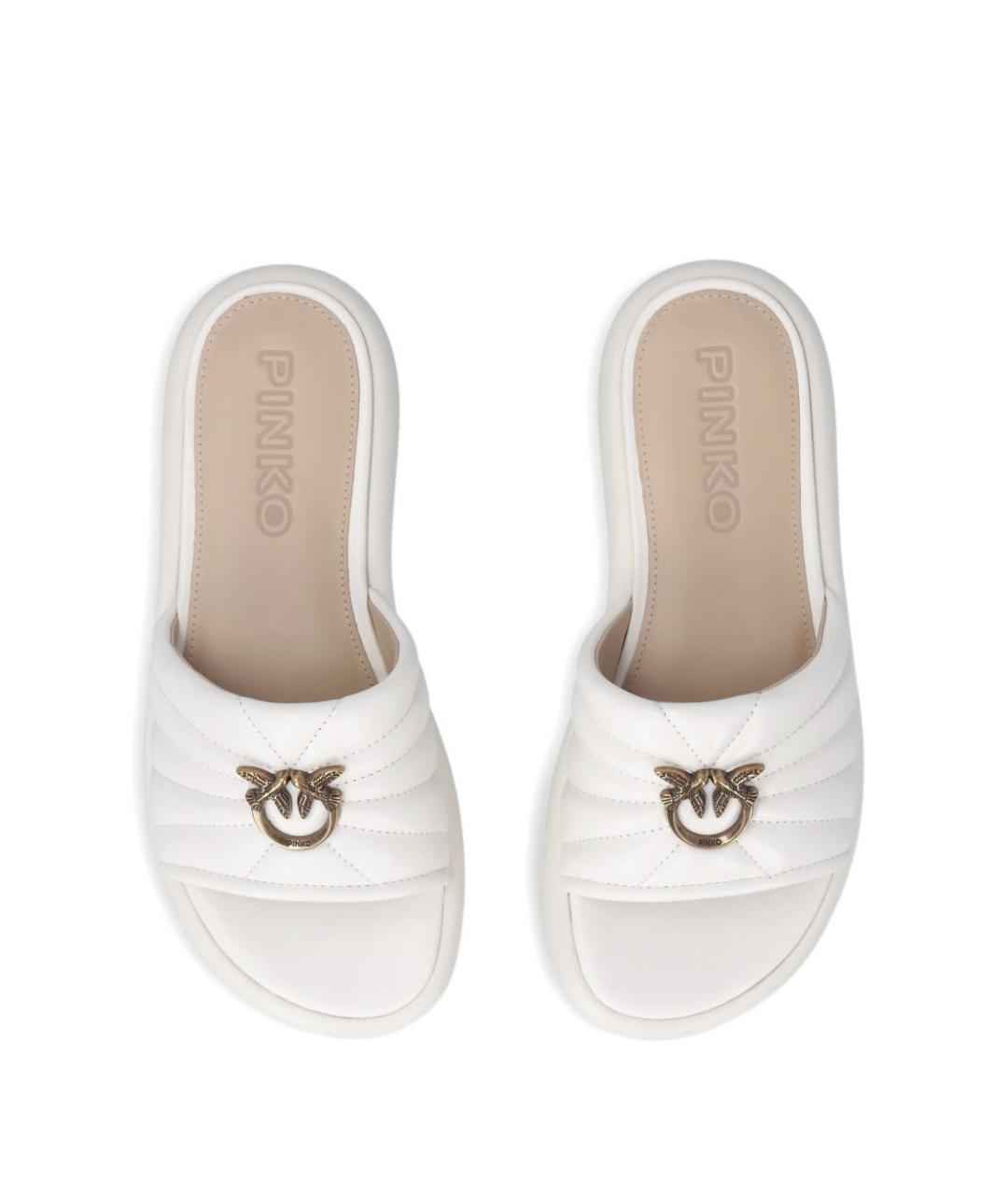 PINKO Белые шлепанцы, фото 3