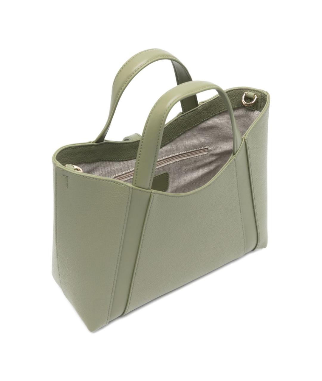 FURLA Зеленая кожаная сумка тоут, фото 3