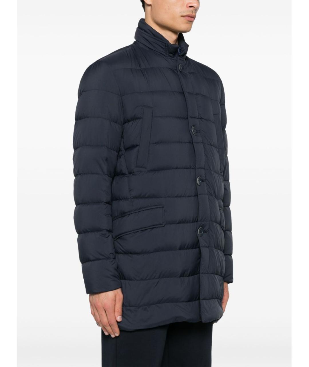 HERNO Темно-синий полиамидовый пуховик, фото 3