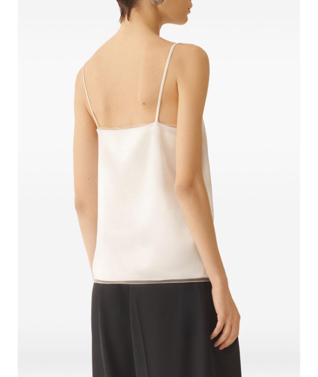 FABIANA FILIPPI Белая вискозная майка, фото 4