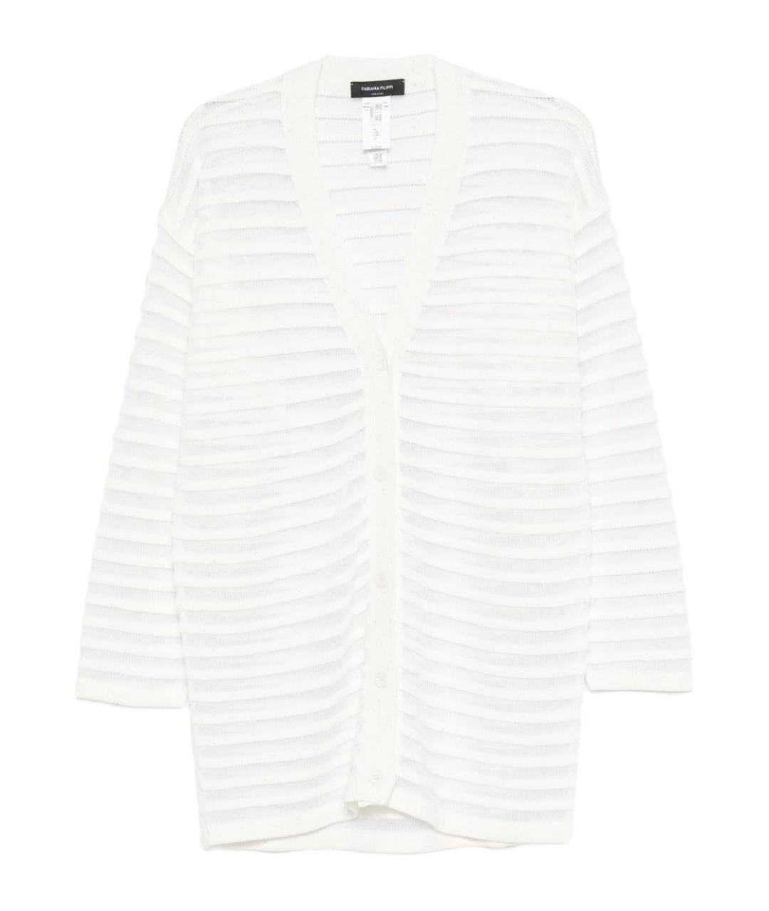 FABIANA FILIPPI Белый кардиган, фото 1