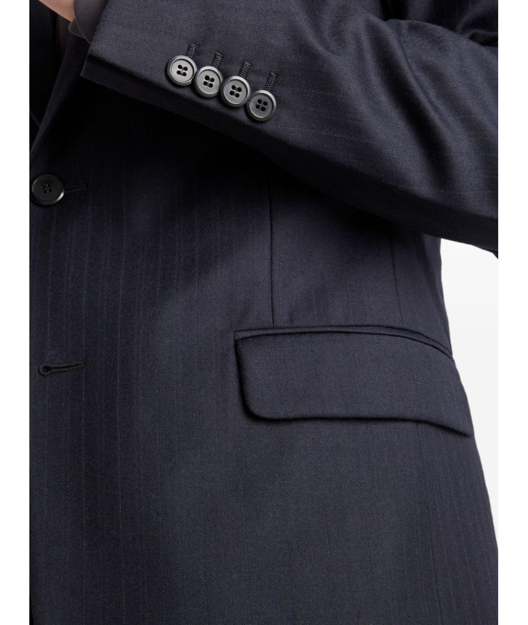 PRADA Темно-синий классический костюм, фото 4