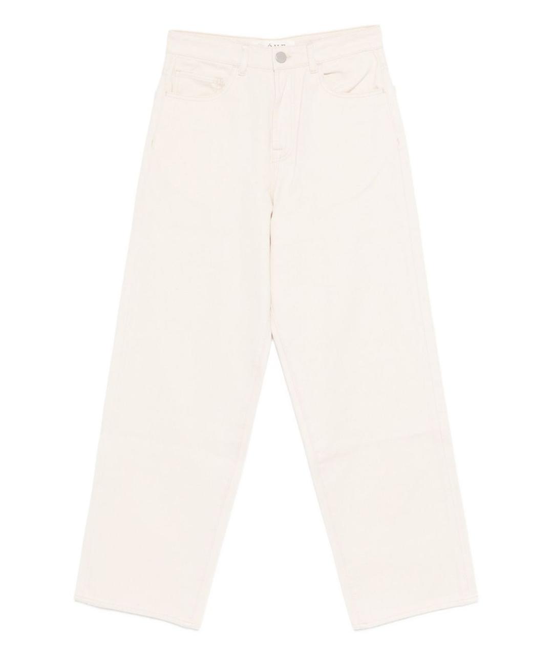 ROHE Белые прямые джинсы, фото 1