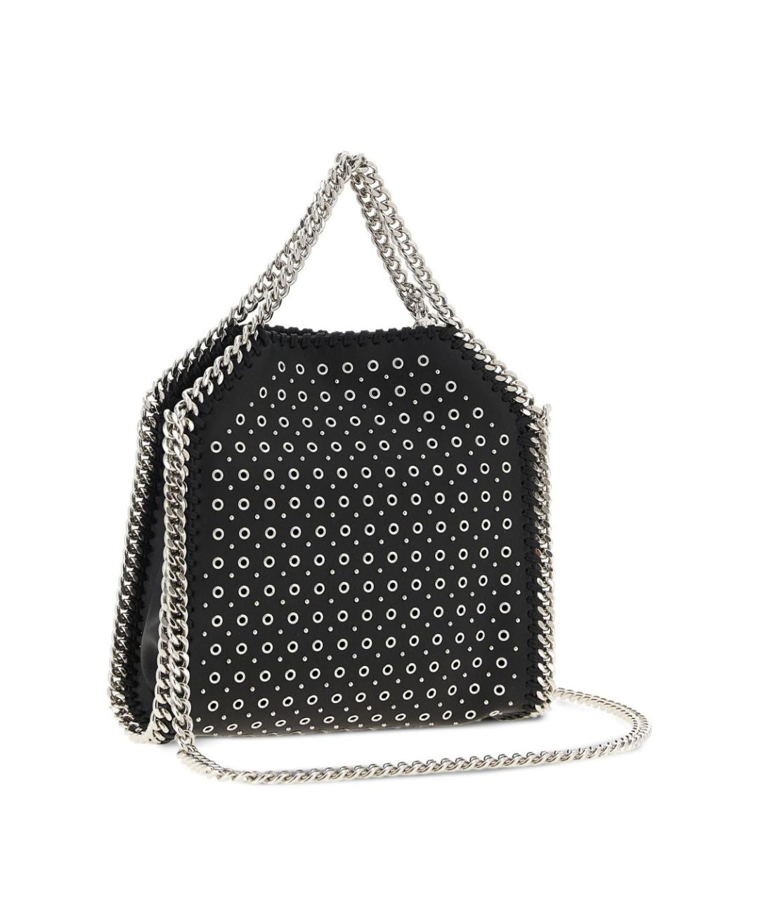 STELLA MCCARTNEY Черная сумка тоут из искусственной кожи, фото 3