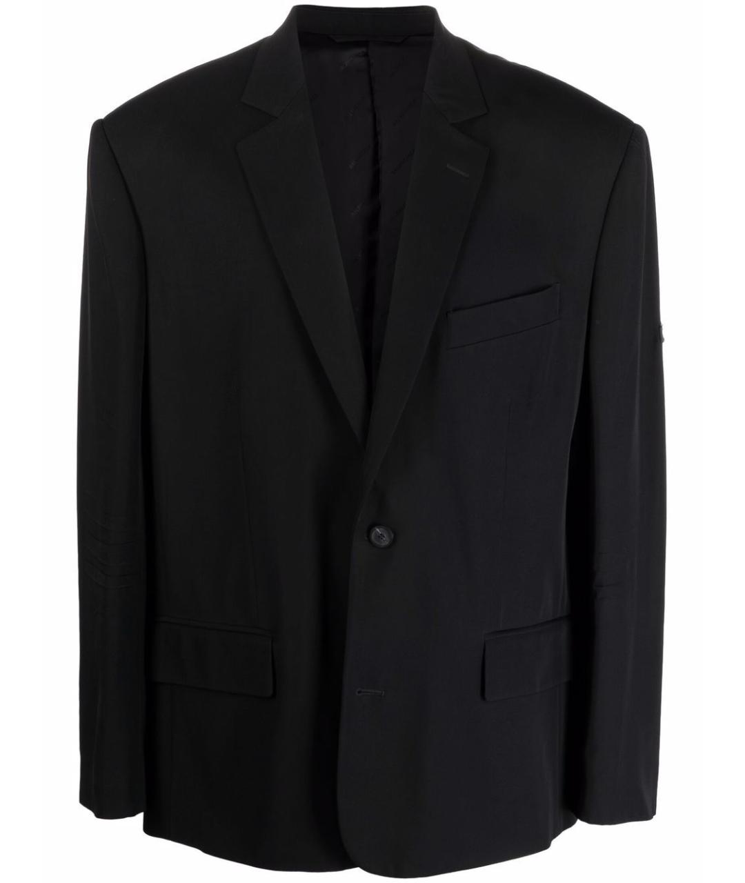 BALENCIAGA Черный вискозный жакет/пиджак, фото 1