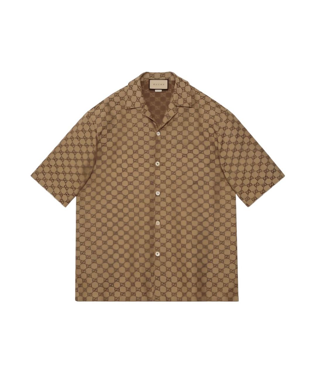 GUCCI Бежевая кэжуал рубашка, фото 1