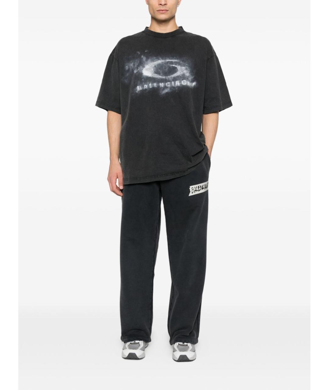 BALENCIAGA Хлопковая футболка, фото 3