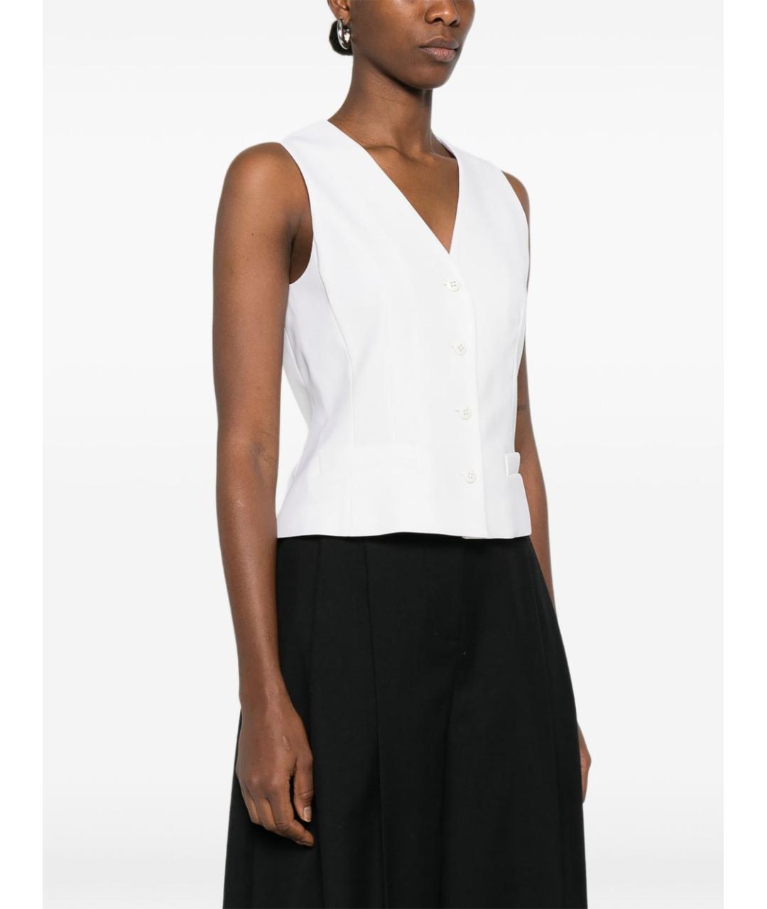 MAX MARA Белая шерстяная куртка, фото 3