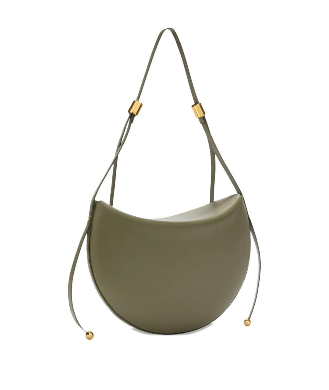 FURLA Зеленая кожаная сумка через плечо, фото 3