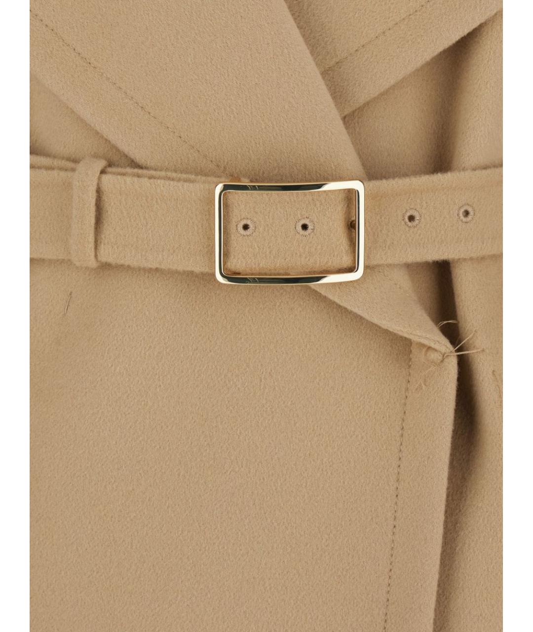 SPORTMAX Бежевое пальто, фото 2