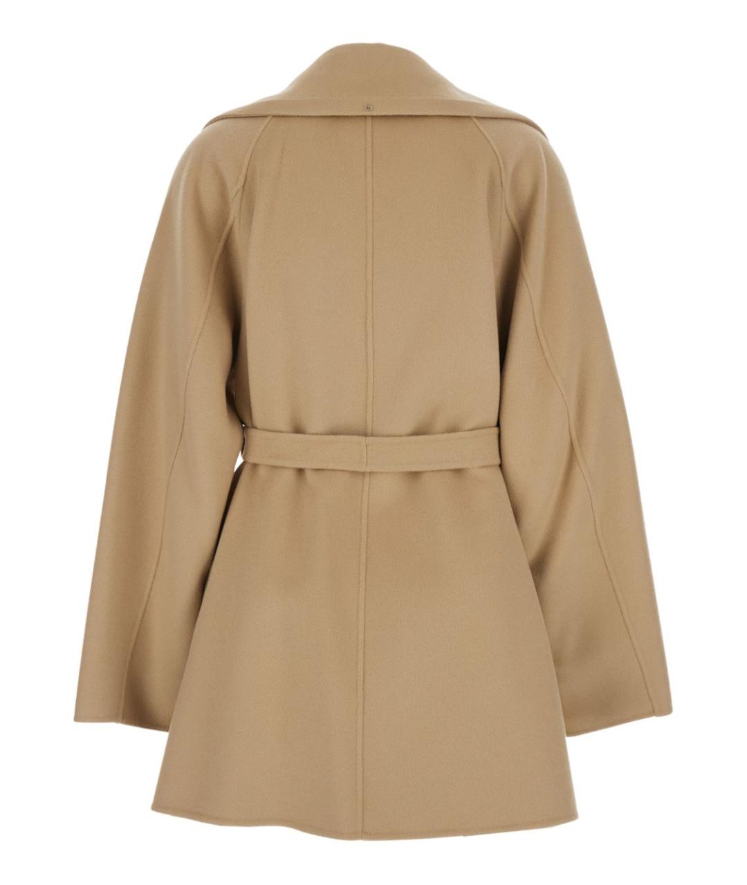 SPORTMAX Бежевое пальто, фото 3