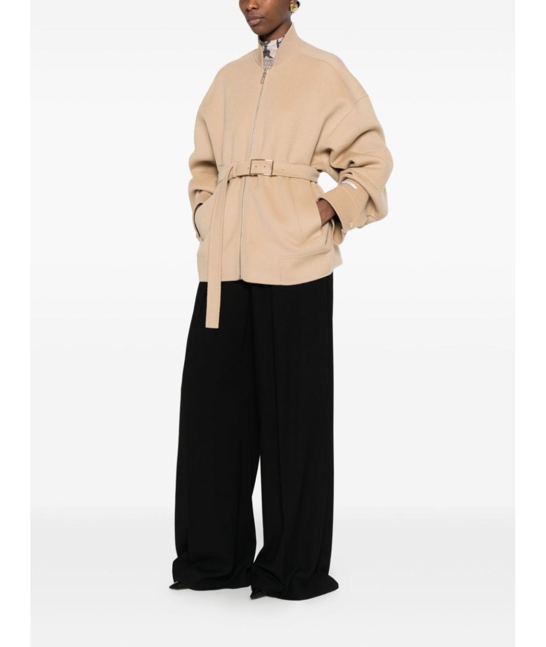 SPORTMAX Бежевая шерстяная куртка, фото 5