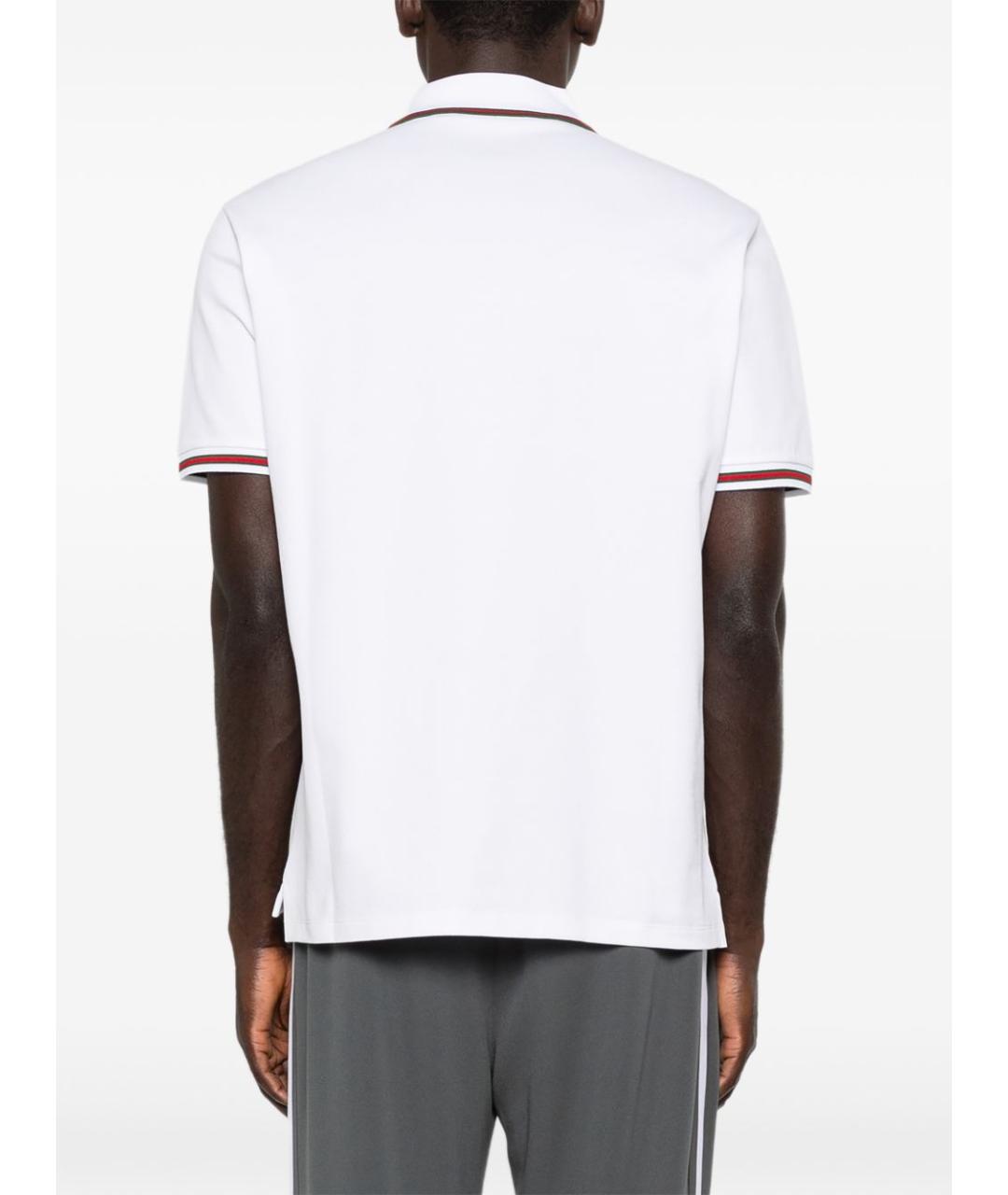 GUCCI Белая хлопковая футболка, фото 5